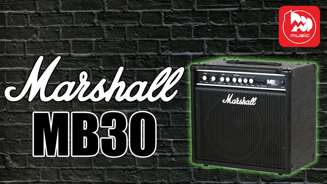 MARSHALL MB30 - комбик для бас-гитары ( Bass Combo Amp Demo) - YouTube