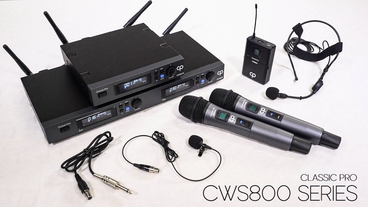 デュアルハンドヘルドセット、Classic Pro、CWS802M、800MHz、カラオケ