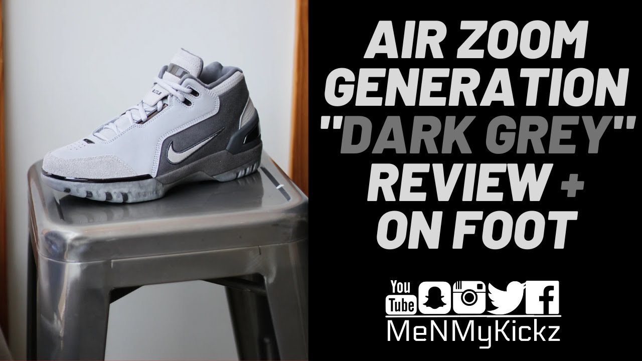 Nike Air Zoom Generation 'Dark Grey' Review + On Foot · AZG Gray
