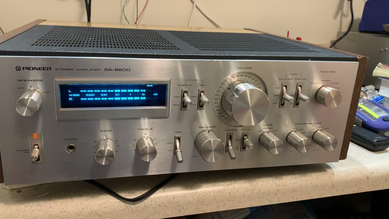 Pioneer SA-8800 part 2 - Quick Review and Test - YouTube
