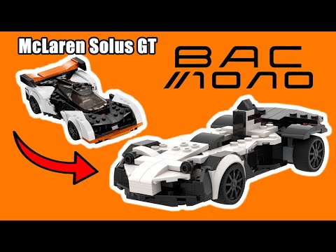 76918 BAC Mono - Lego Speed Champions Alternative MOC Tutorial