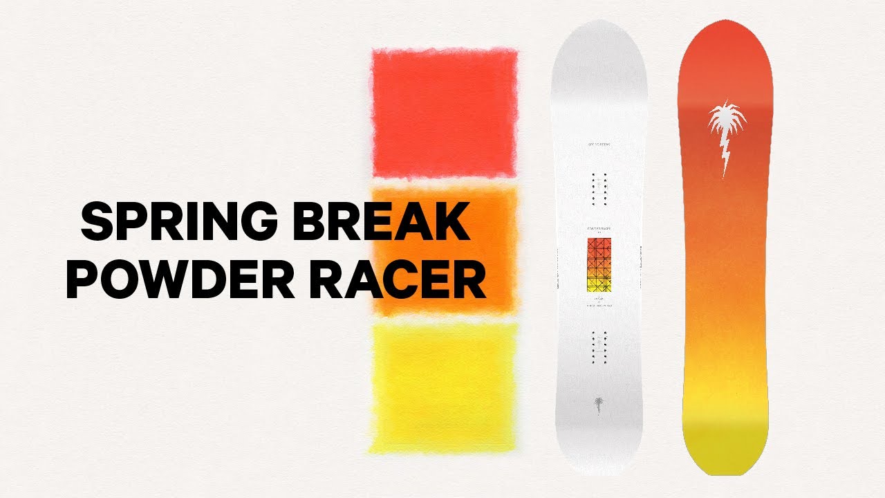 Spring Break Snowboards | 2025 Powder Racer - YouTube