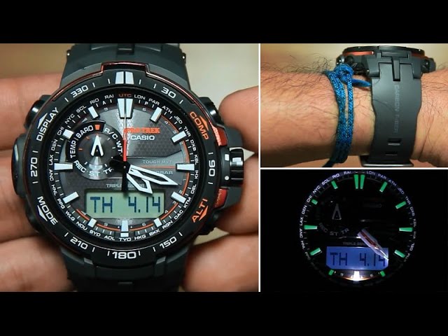 Casio Protrek PRW-6000Y-1 With triple sensor & Carbon fibre band