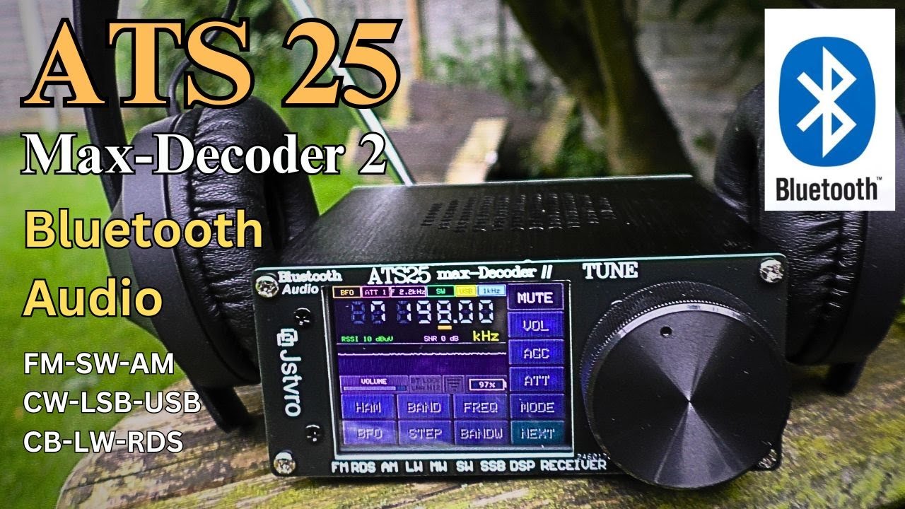 ATS25 Max-Decoder Ⅱ SW radio. The one with Bluetooth audio. - YouTube