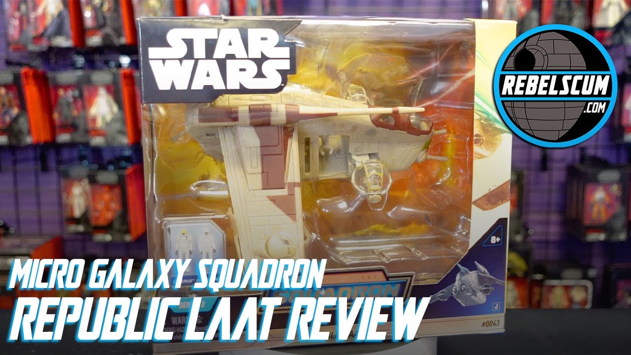 Star Wars Micro Galaxy Squadron Republic LAAT Review - YouTube