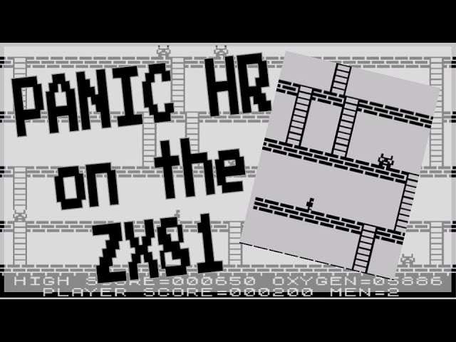 Panic HR (Hi-Res) for the ZX81 from Toddy Software (2010) - YouTube