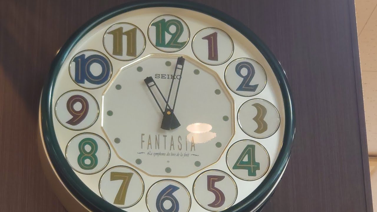 からくり時計]SEIKO セイコーファンタジア(RE540M)午前11:00(♪3匹の
