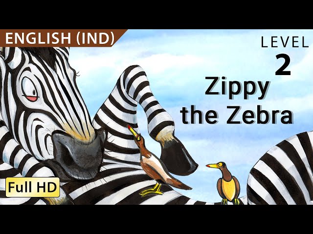 Zippy the Zebra: Learn English (IND) with subtitles - Story for