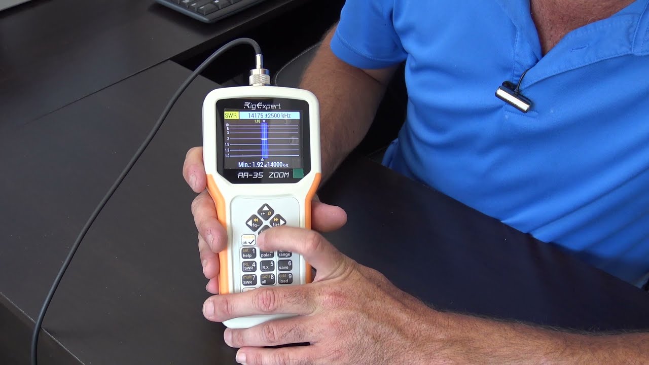 RigExpert AA-35 Zoom Antenna Analyzer Review/Quick Demo, Ham Radio