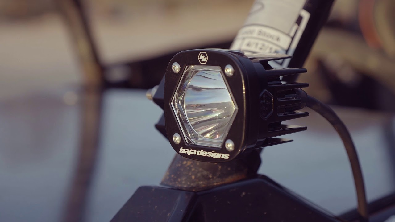 Baja Designs S1 Black LED Light Pod Pair (Wide Cornering, Baja