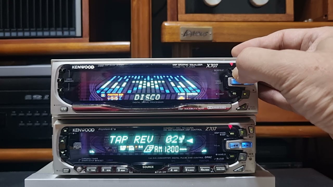 빈티지 카오디오 57.) Kenwood Z707. Kenwood X707. - YouTube