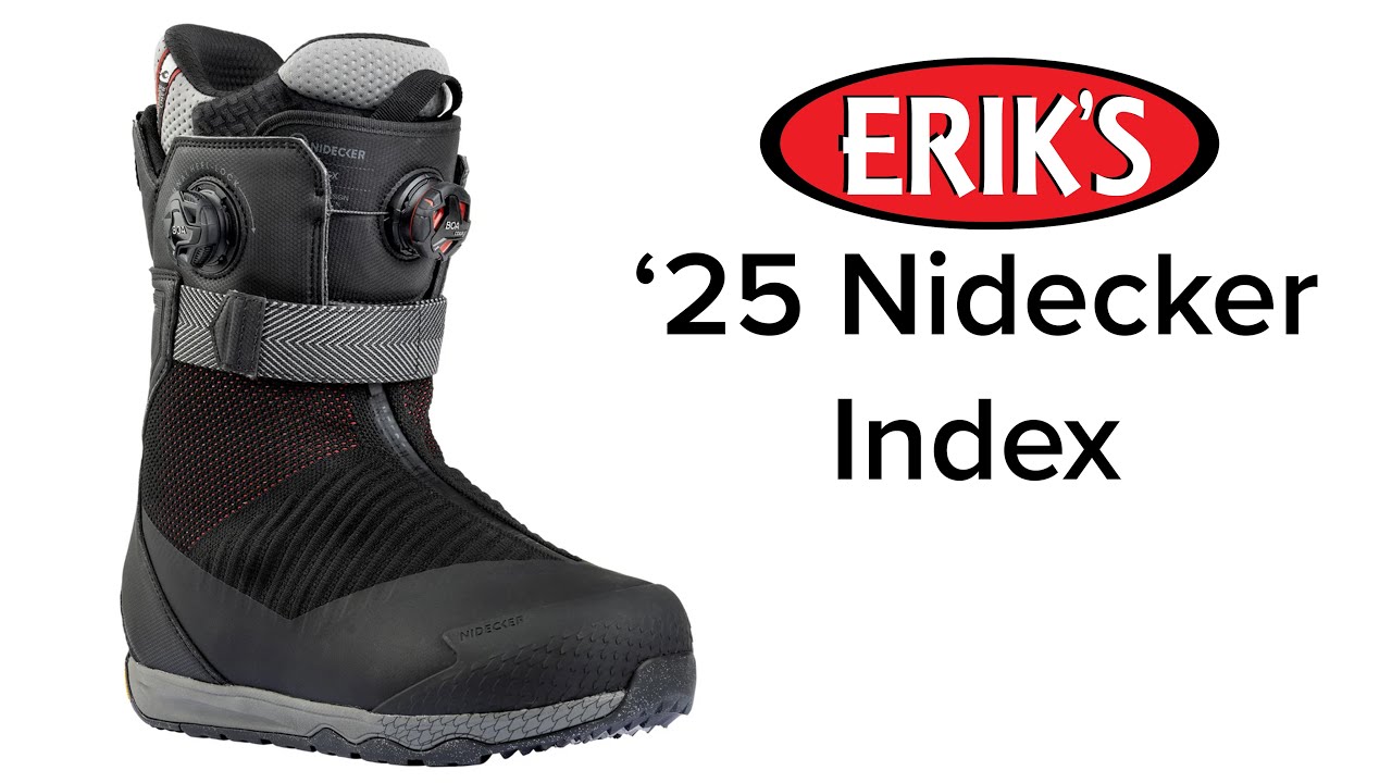 2025 Nidecker Index Snowboard Boots - YouTube
