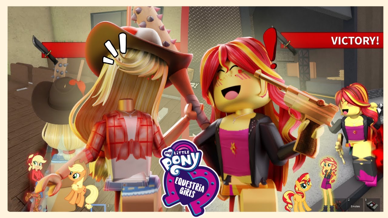 CHAOTIC MM2 GAMEPLAY AS MY LITTLE PONY CHARACTERS (Applejack