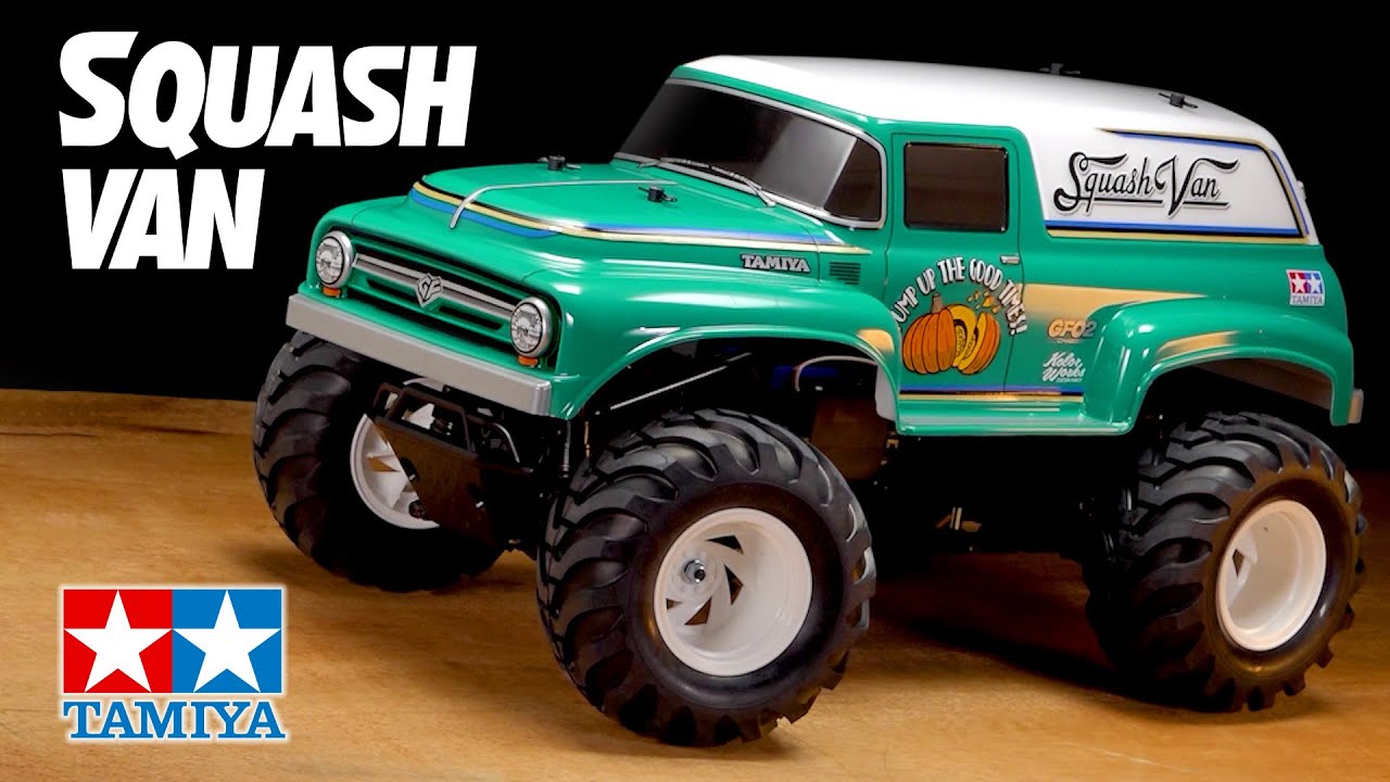 TAMIYA 1/10 R/C SQUASH VAN（GF-02 CHASSIS）タミヤ スカッシュバン