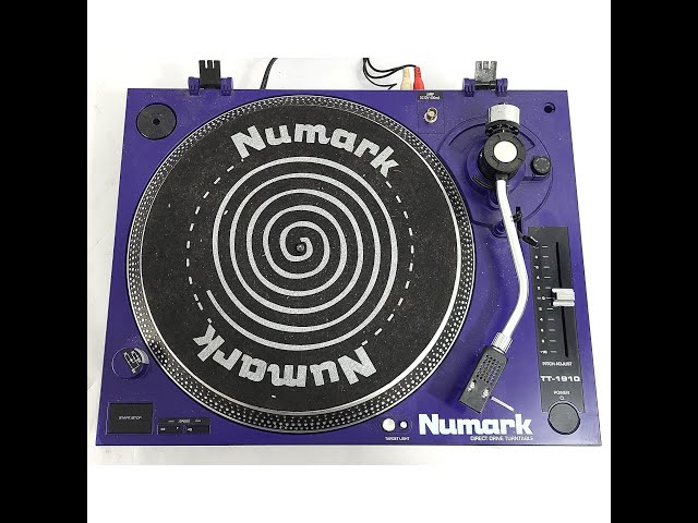 Numark TT-1910 Turntable - Assembly, Instructions and Test - YouTube