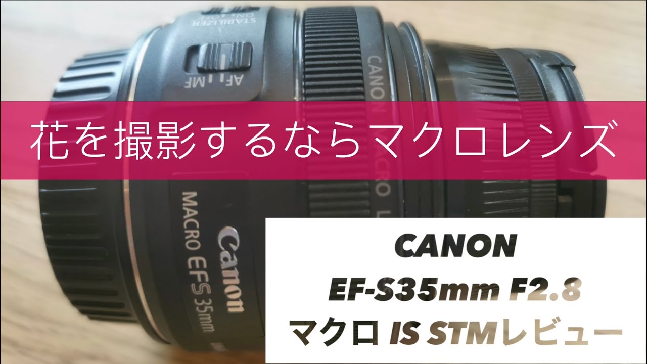 Vlogに❤️EF-S 35mm F2.8 マクロ❤️静音❤️LEDライト内蔵 Vlogに