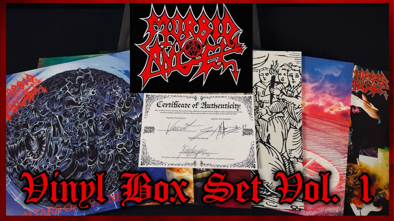 MORBID ANGEL: Vol. 1 Deluxe 6 LP Vinyl Record Box Set with Signed