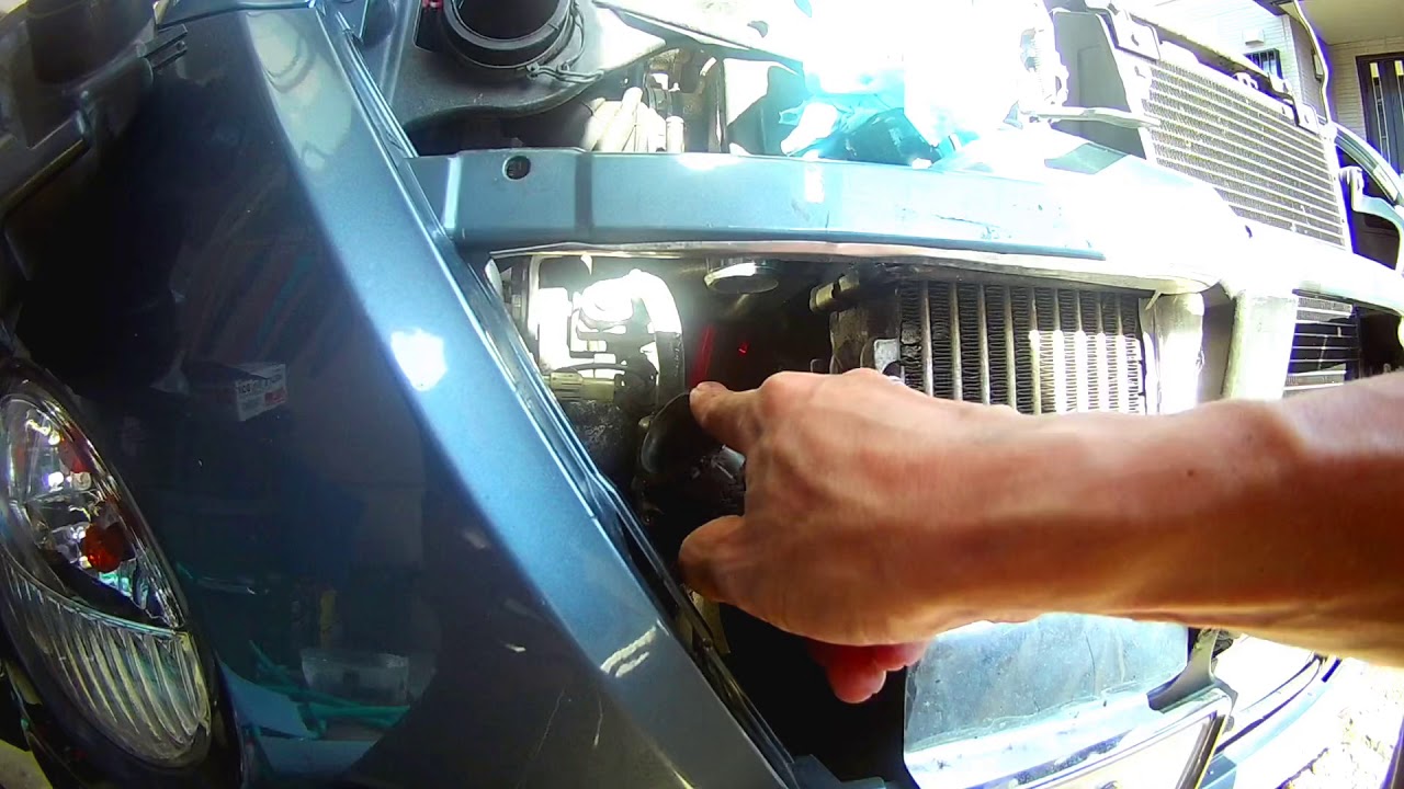 コペンオイルフィルター移設キット取り付け事前確認 - YouTube