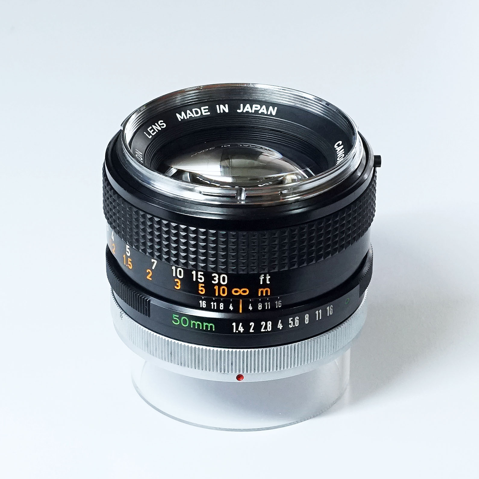 売り切れ CANON FD 50mm F1.4 銀枠（中古 FL・FD・NFDマウント