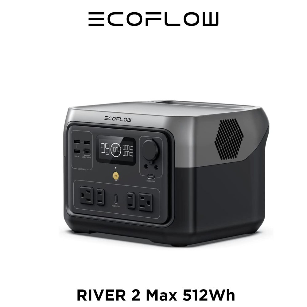 EcoFlow RIVER 2 Max 512Wh ポータブル電源 / IDA Online