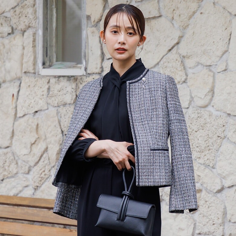 レディース ノーカラージャケット (チェック柄) の一覧 | マルイウェブ