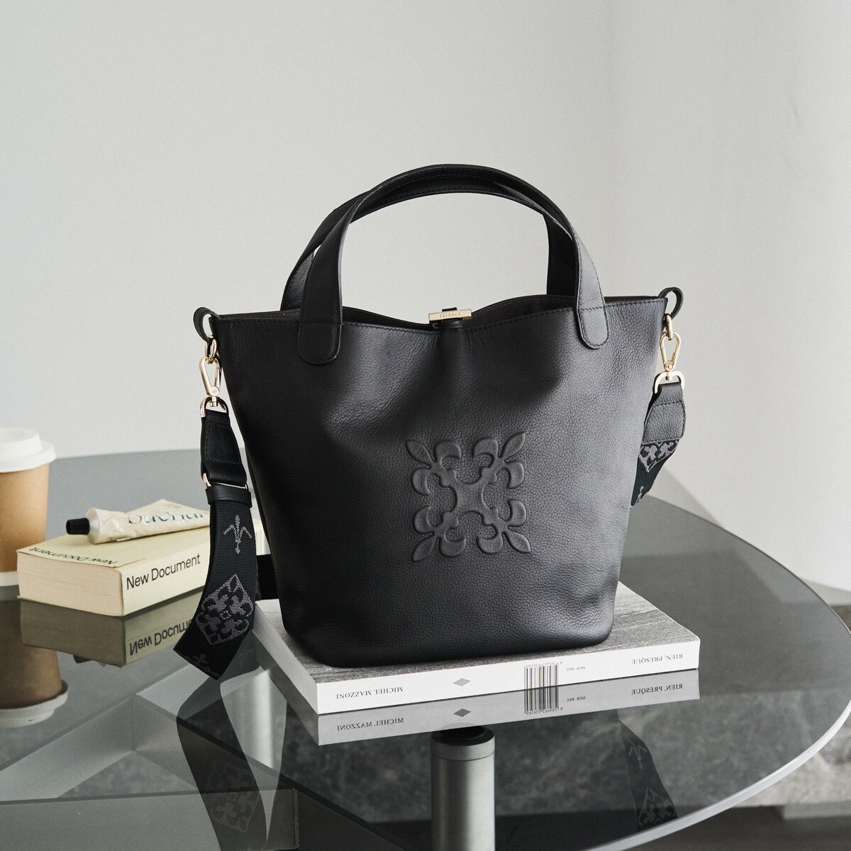 エンボスモノグラム2WAYミニトートバッグ(CE-1672-WEB) | ラシット