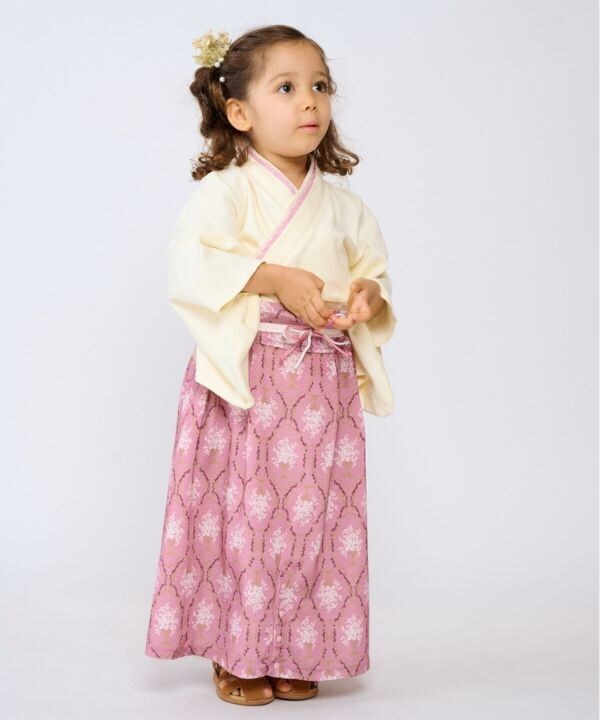 着付け不要 キッズ袴 2ピース セット セパレート 2Way | スウィート