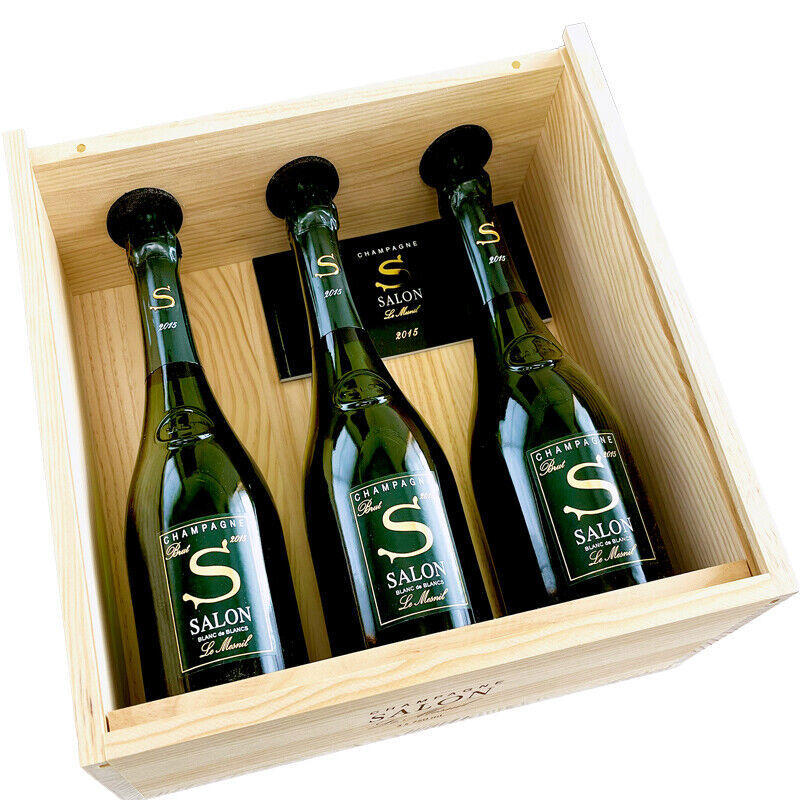 サロン (SALON) [2015]750ml オリジナル木箱入り3本セット 【正規代理