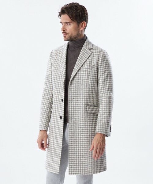セール】 千鳥ジャカードチェスターコート （その他アウター）｜EPOCA