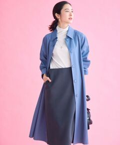 レディース ステンカラーコート（条件：ブルー系、新入荷