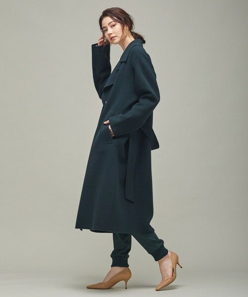 セール】 【マガジン掲載】ウールリバー ロングトレンチコート（番号