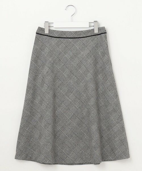 セール】 クラシカル グレンチェック フレアー スカート （ミニ・ひざ