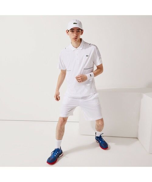 セール】 フレンチ・スリーブテニスポロシャツ （ポロシャツ