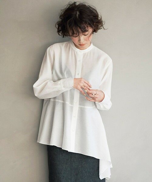 セール】 【好評につき新色追加/洗える】イレギュラーヘム シアー