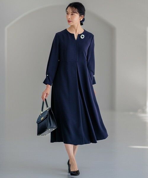 セール】 【VERYコラボ 】トリアセダブルジョーゼット ワンピース