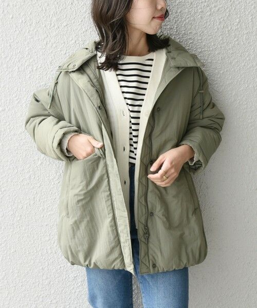 セール】 SHIPS any: THERMORE フード ミディ コート （その他アウター