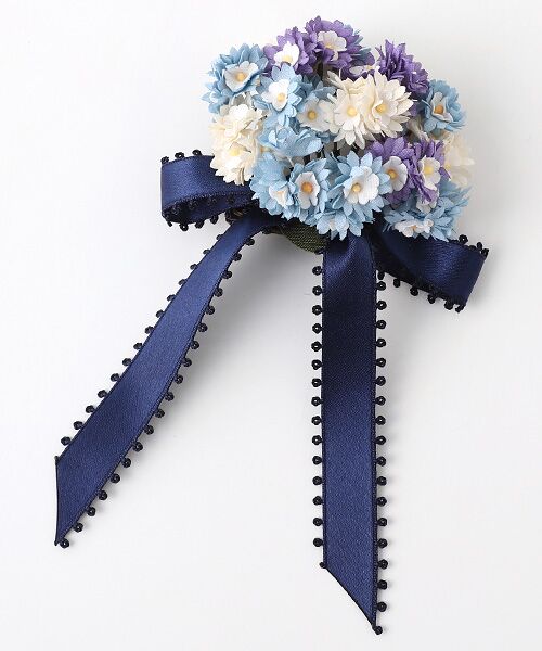 芝桜の手まりうたコサージュ （ブローチ・コサージュ）｜PINK HOUSE