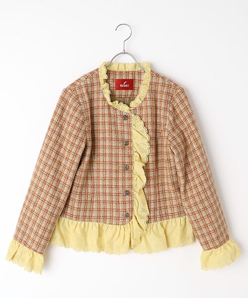 セール】 【OUTLET】オリジナルコットンツイードジャケット （ノー