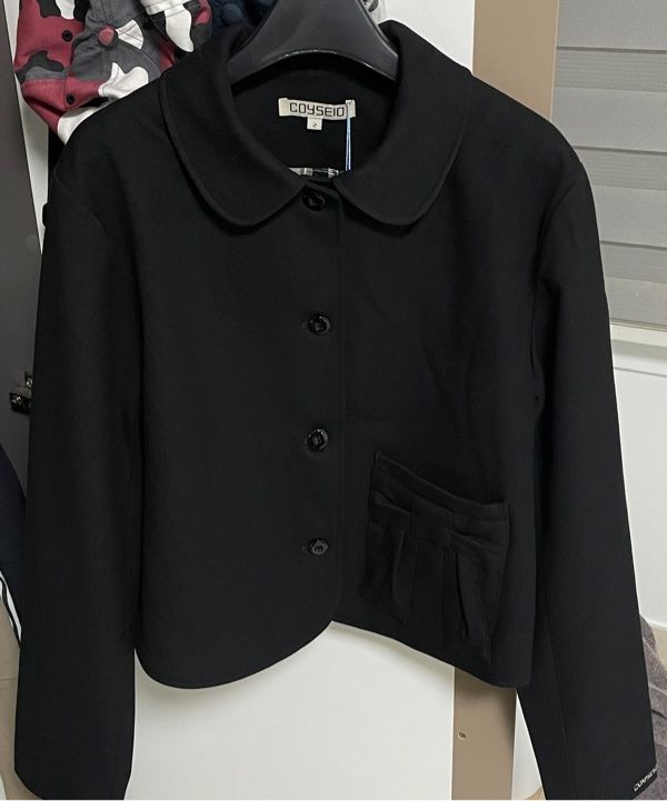 MUSINSA公式 | COYSEIO RIBBON JACKET BLACK