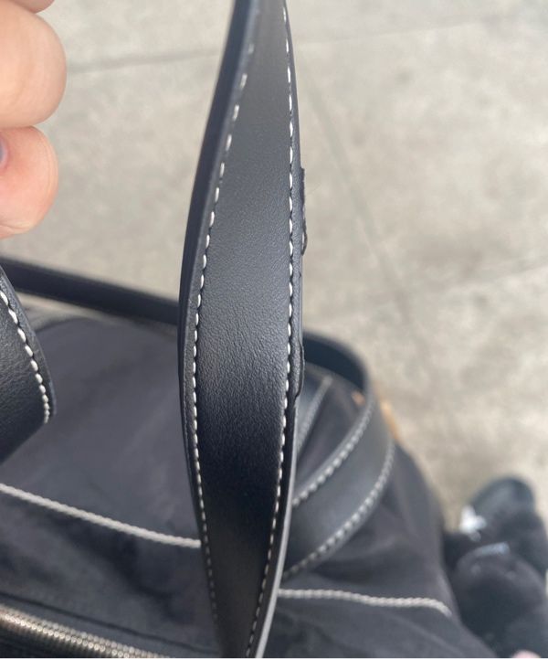 MUSINSA | MATIN KIM FABRIC NEW SHOPPER BAG IN BLACK