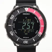 セイコー プロスペックス V157-0DF0 SS ソーラー 黒文字盤 ABランク