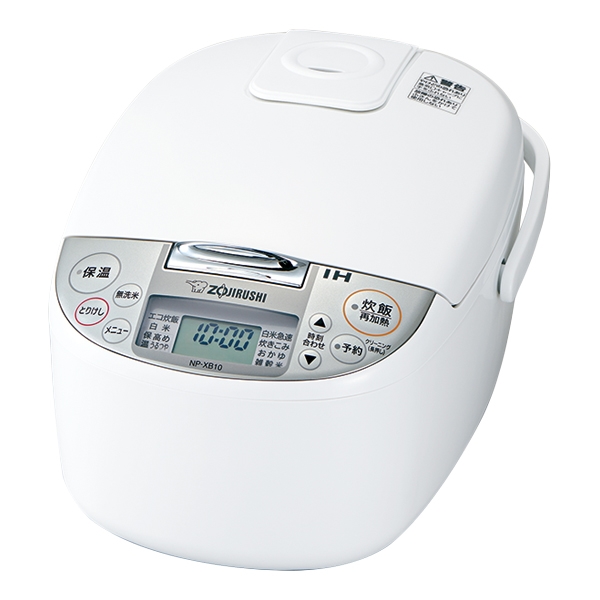 象印マホービン くろまる厚釜 IH炊飯ジャー 1升 ホワイト NP-XB18-WA