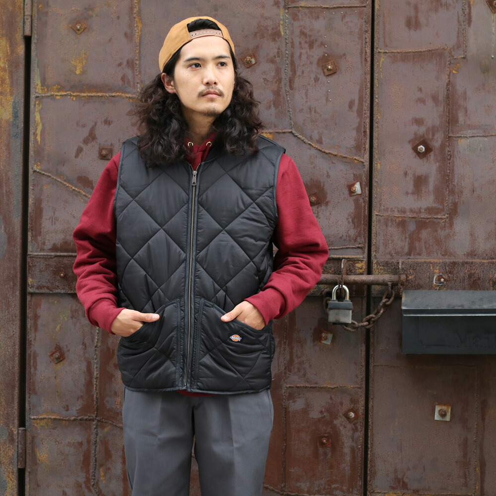 楽天市場】Dickies ディッキーズ TE242 Diamond Quilted Vest