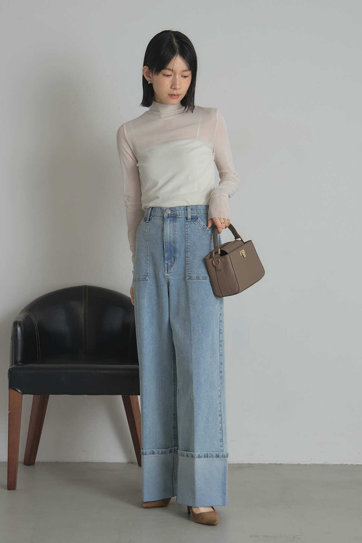 美香さんコラボ】シアータートルニット