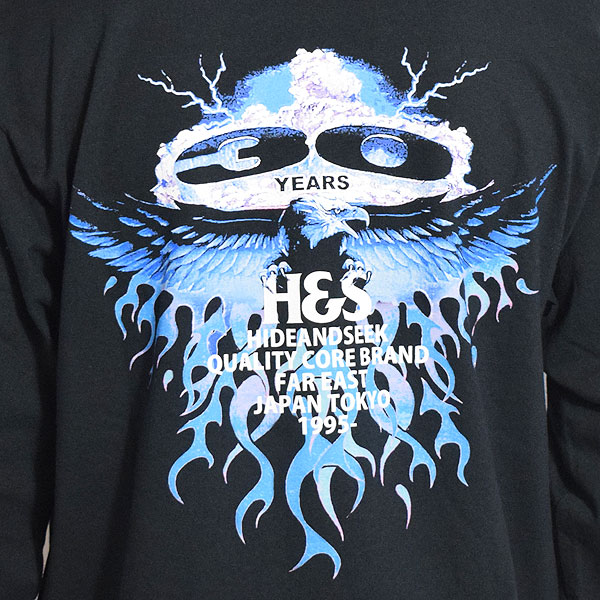 HIDE AND SEEK ハイドアンドシーク 30th L/S Tee