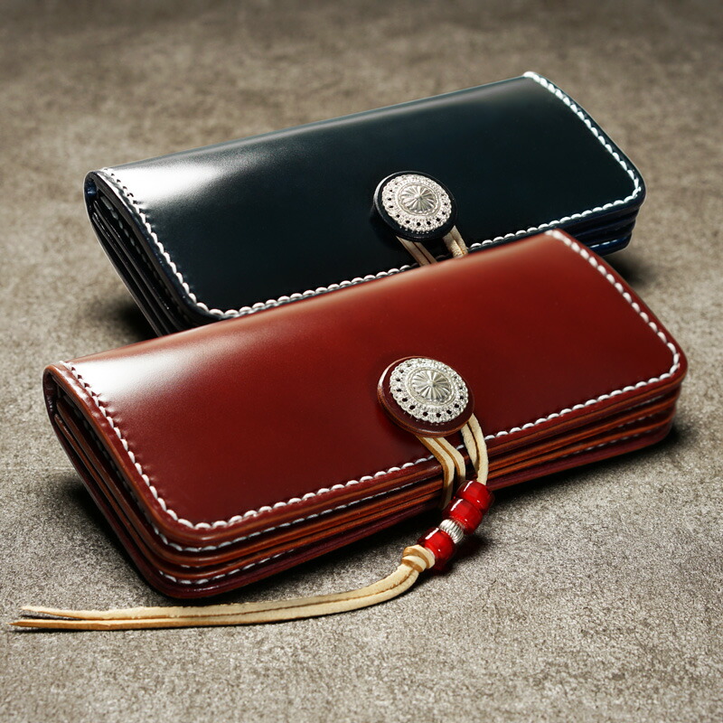 楽天市場】コードバンウォレット Iタイプ きなり・黒・バーガンディ