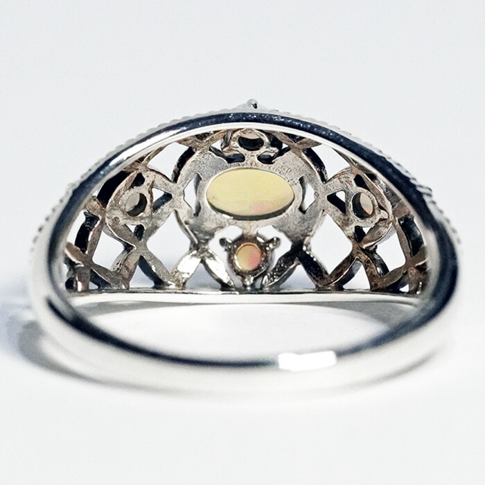 楽天市場】【スーパーSALE限定クーポン】 碌山 天然 オパール 指輪