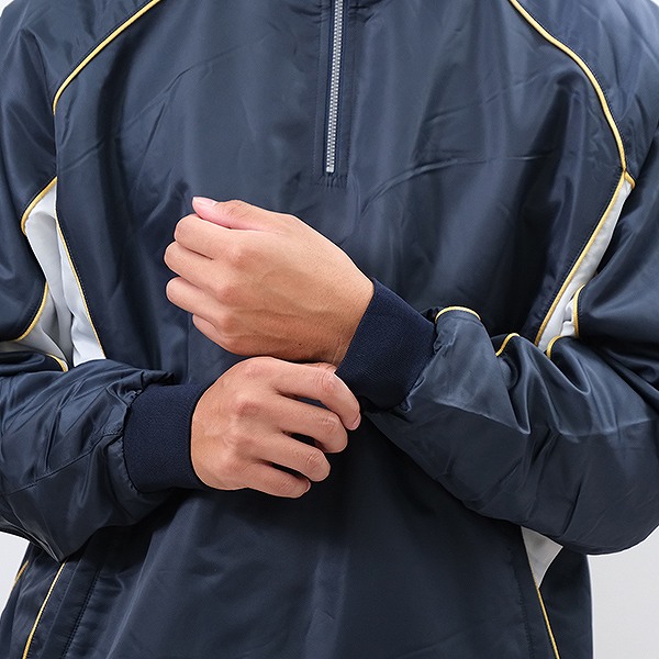 楽天市場】ZETT ゼット 中綿ハーフジップジャケット 大人 長袖 保温 中