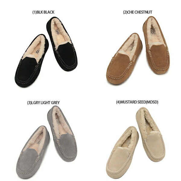 楽天市場】UGG アンスレー アグ モカシン レディース ANSLEY ムートン