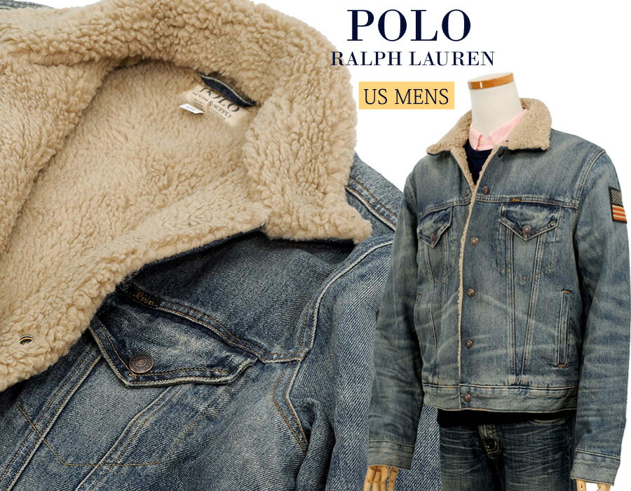 楽天市場】DENIM & SUPPLY POLO by Ralph Lauren Men'sボア付き デニム
